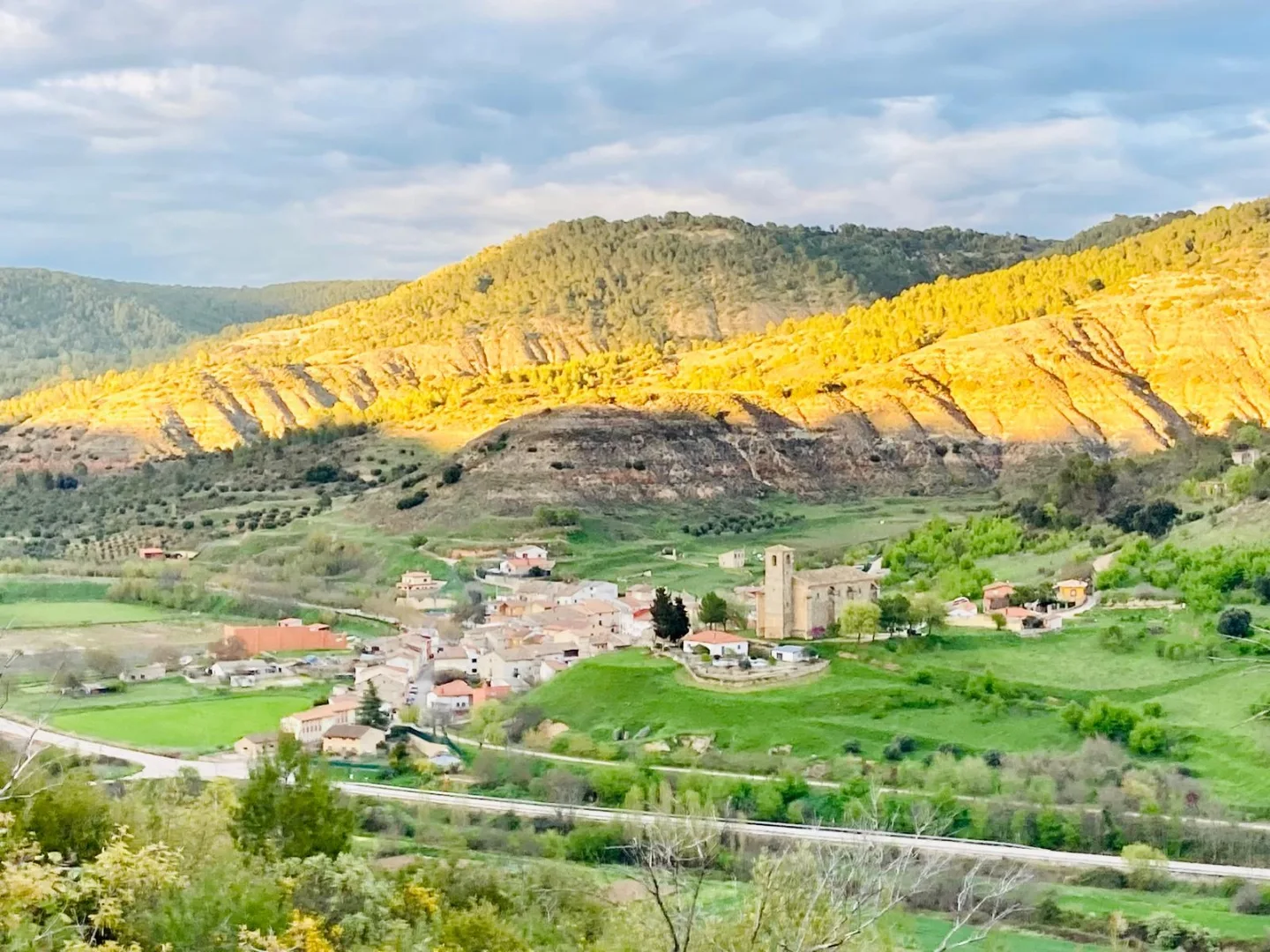 Vista panorámica de Valdeconcha y el valle